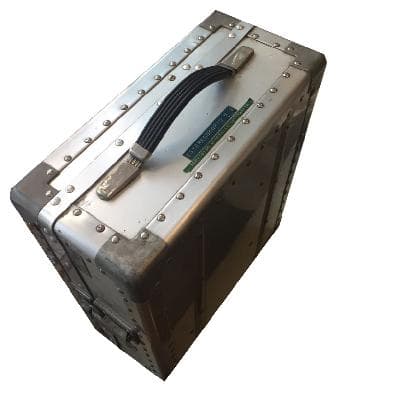 Visor estereoscópico con maletín cromado