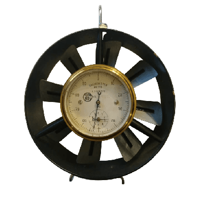 K. Hattori & Co. Anemómetro portátil en latón y metal negro