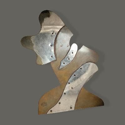 Joseph Kurhajec. Star War Champion. Escultura de lámina de bronce y aluminio