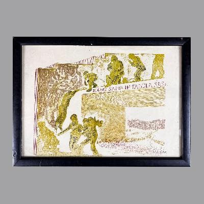 Felipe Ehrenberg. Mens sana in tabula rasa. Grabado mimeográfico