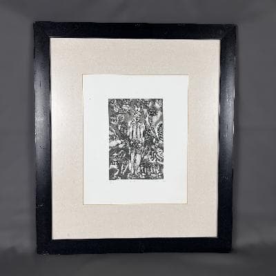 Víctor Chaca. Xiñe. Grabado