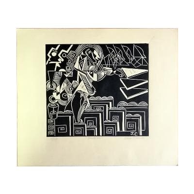 Juan Canales. Balance. Grabado