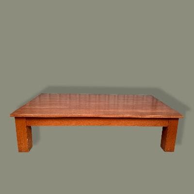 Moda in Casa. Mesa de centro en madera de cedro rojo