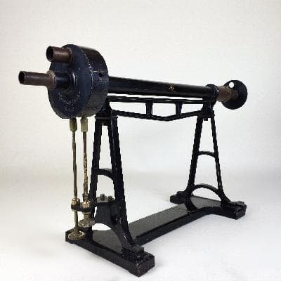 Franz Schmidt & Haensch Berlin. Sacarímetro óptico de metal negro y bronce