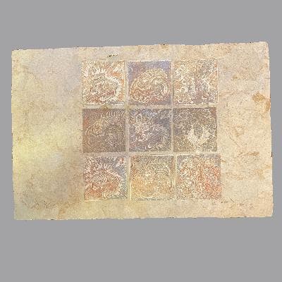 Cisco Jimenez. Grabado sobre papel amate.