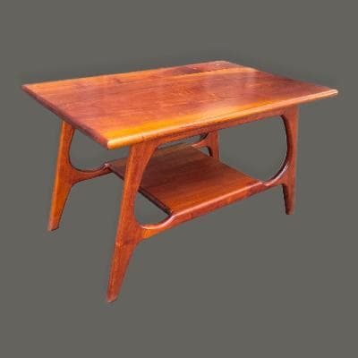 Mesa de centro estilo Danesa en caoba