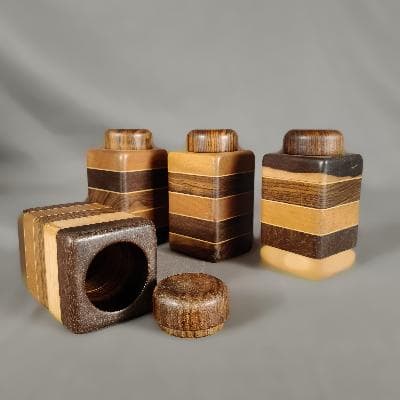 Don S. Shoemaker. Set de 4 especieros