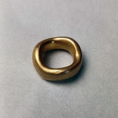 Maria Jose de Simon. Anillo plata .925 chapado en oro