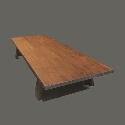 Mesa de centro baja en madera