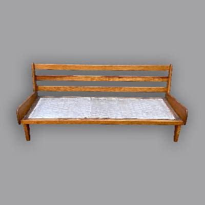 Sofá de 3 plazas en madera para restaurar