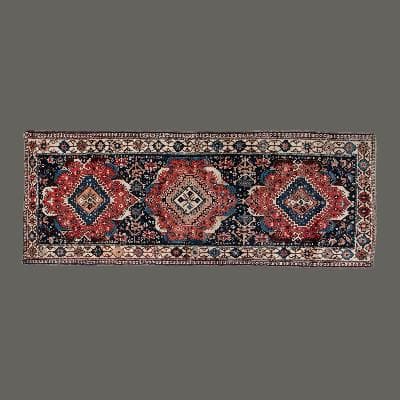 Tapeta de pasillo Kasak en lana y algodón