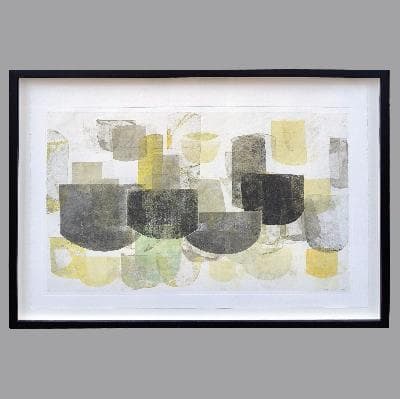 Ana López - Montes. Vasija de barro. Chine collé