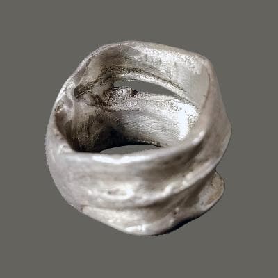 Maria José de Simón. Anillo en plata .925