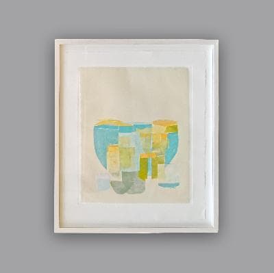 Ana López - Montes. Acidulado I. Collage sobre papel de algodón