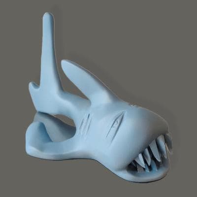 Victoria Camil. Tiburón asiatico, 2025. Escultura de resina.