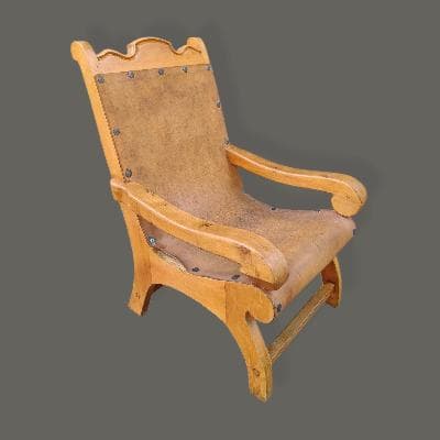 Butaque Miguelito en madera 1970,s