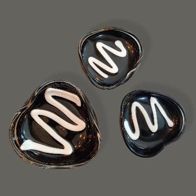 Paul Kedelv para Flysgfors Coquille en cristal Ca. 1956 Suecia